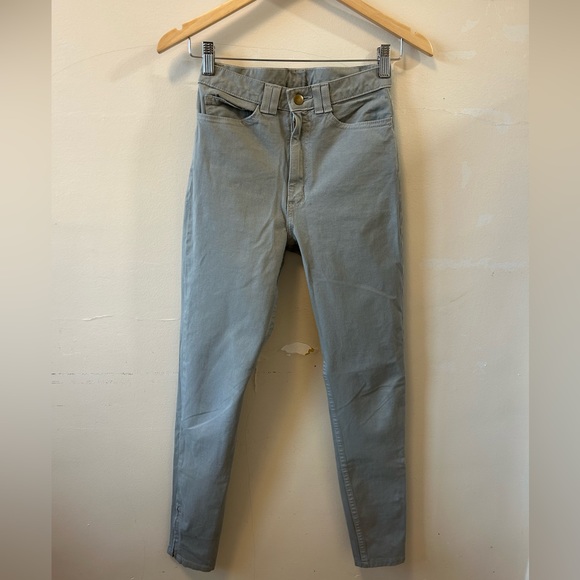 Grey Cigarette Pants (American Apparel) - Picture 1 of 6